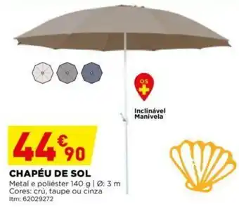 Bricomarché Chapéu de Sol 140g promoção