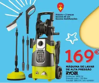 Bricomarché Máquina de Lavar de Alta Pressão 1800W promoção