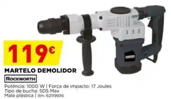 Bricomarché Martelo Demolidor 1000W promoção