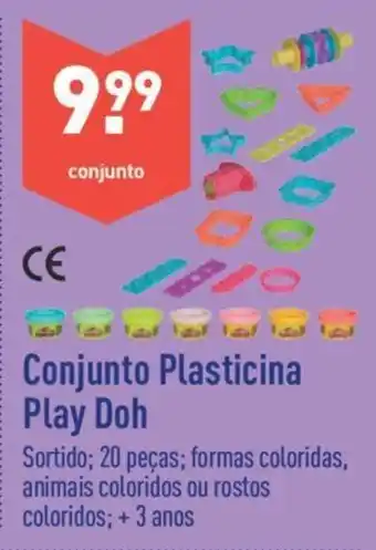 ALDI Conjunto Plasticina Play doh promoção