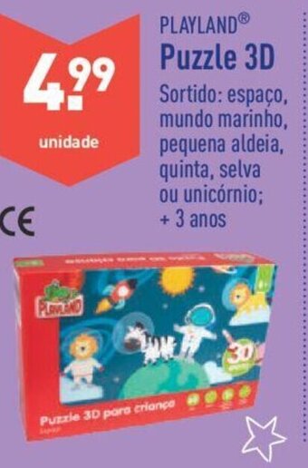 ALDI Puzzle 3D promoção