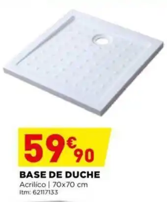 Bricomarché Base de Duche 70x70cm promoção