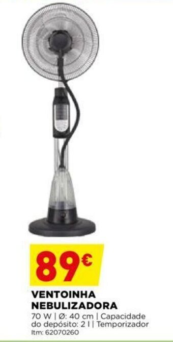 Bricomarché Ventoinha Nebulizadora promoção