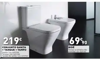 Bricomarché Conjunto Sanita + Tanque + Tampo promoção