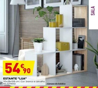 Bricomarché Estante "Lua" 110x28x108cm promoção