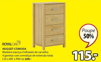 Royal Oak Hugget Cómoda