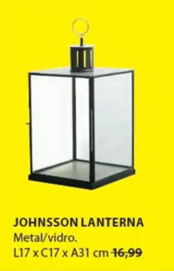 JYSK Johnsson Lanterna promoção