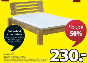 JYSK Goliath Estrutura de Cama promoção