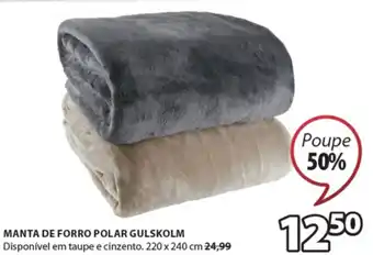 Manta de Forro Polar Gulskolm