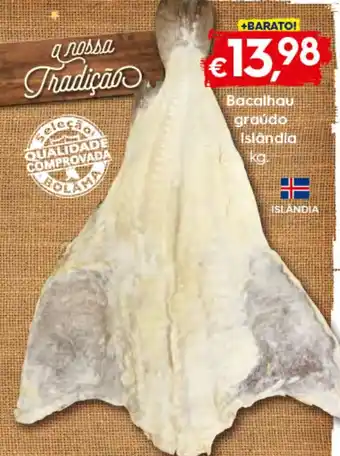 Bolama Bacalhau Graudo Islandia 1kg promoção