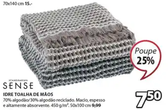 JYSK Idre Toalha de Mãos promoção
