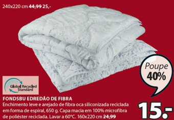 Fondsbu Edredão de Fibra