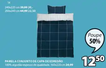 JYSK Pamela Conjunto de Capa de Edredão promoção