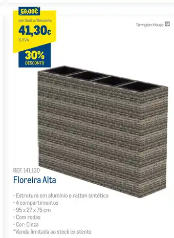 Makro Floreira Alta 95x27x75cm promoção