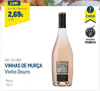 Makro Vinhas de Murça Vinho Douro 75cl promoção