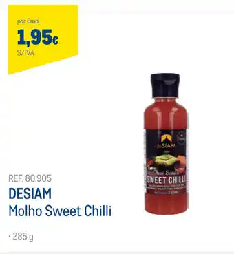 Desiam Molho Sweet Chilli 285g