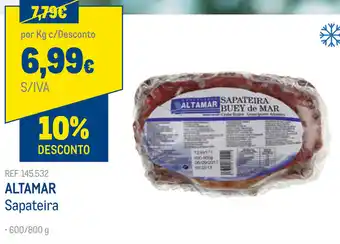 Makro Altamar Sapateira 600/800g promoção