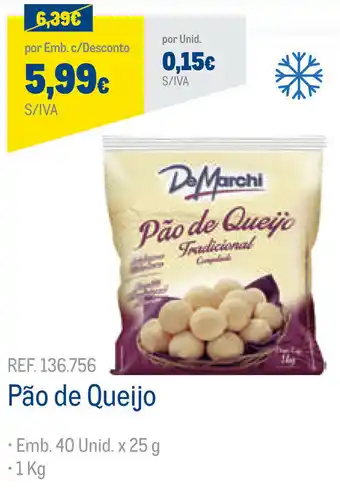 Makro Pão de Queijo 1kg promoção
