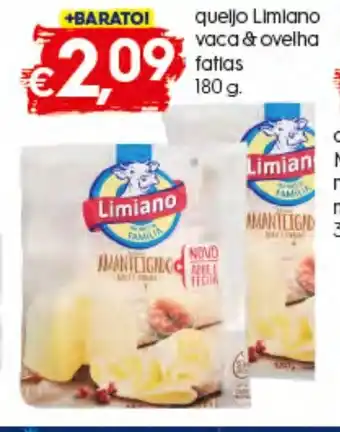 Bolama Queijo Limiano Vaca & Ovelha Fatias 180g promoção