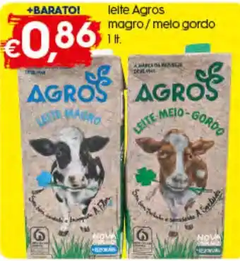 Bolama Leite Agras Magro/ Meio gordo 1L promoção