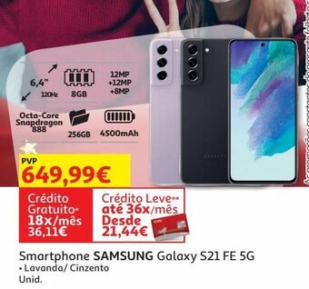 Auchan Smartphone samsung galaxy promoção