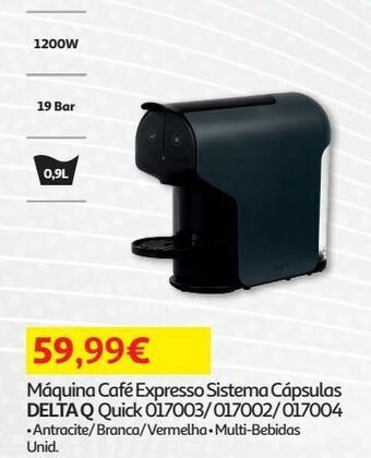 Auchan Maquina cafe delta q promoção