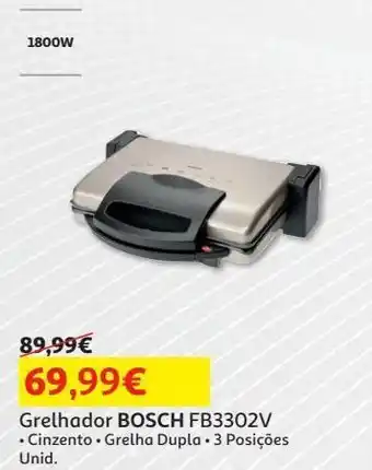 Auchan Grelhador bosch fb3302v promoção