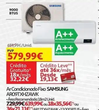 Auchan Ar condicionado fixo samsung promoção