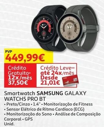 Auchan Smartwatch samsung promoção
