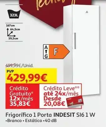 Frigorifico 1 porta indesit si6 1 w