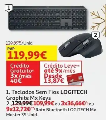 Teclados sem fios logitech