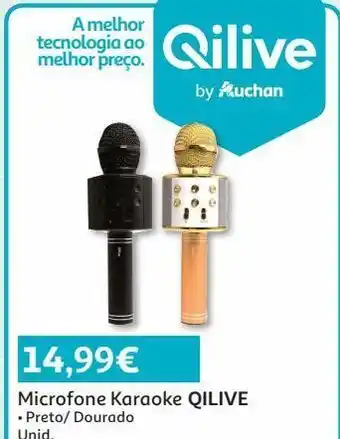 Microfone karaoke qilive