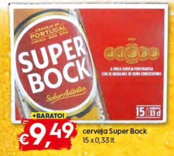 Bolama Cerveja Super Bock 15x0.33lt promoção