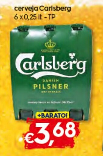 Cerveja Carlsberg 6x0.25lt