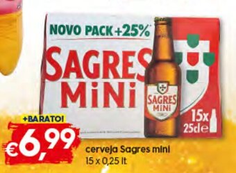 Bolama Cerveja Sagres Mini promoção