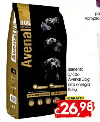 Bolama Alimento p/ cao Avenal Dog Alta energia 18kg promoção