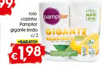 Rolo Cozinha Pampilar gigante limao c/2