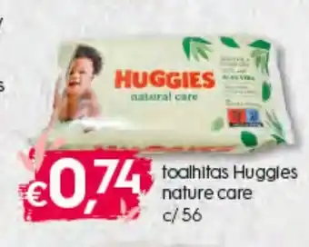 Toalhitas Huggies Nature Care c/56
