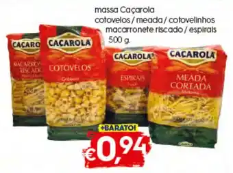 Bolama Massa Cacarola 500g promoção