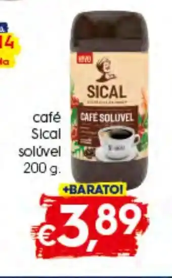 Bolama Cafe Sical Soluvel 200g promoção
