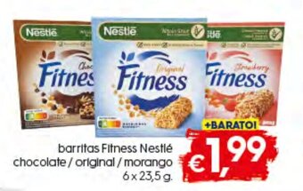 Bolama Barritas Fitness Nestle 6x23.5g promoção