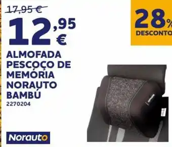 Almofada Pescoco de Memoria Norauto Bambu