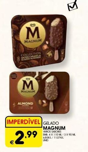 Meu Super Gelados magnum promoção