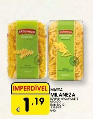 Meu Super Macarrão milaneza promoção