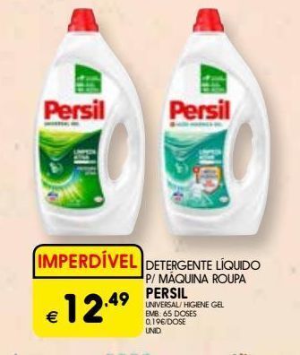 Detergente líquido persil