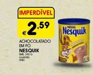 Meu Super Chocolate em pó nesquik promoção