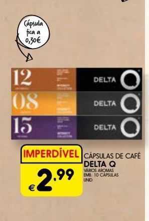 Meu Super Cápsulas de café delta q promoção