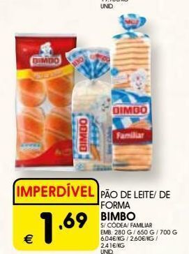 Meu Super Pão de forma bimbo promoção