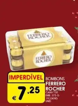 Meu Super Bombons ferrero rocher promoção
