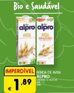 Bebida de aveia alpro